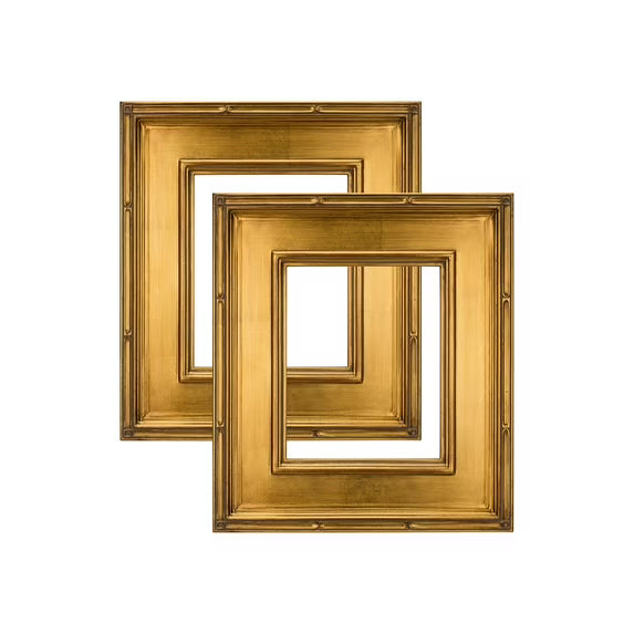 Creative Mark Museum Plein Aire Ornate Picture Frame - 8x10" - Gold Leaf - Pack of 2