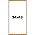 24x48 Frame Gold Bamboo Picture Frame