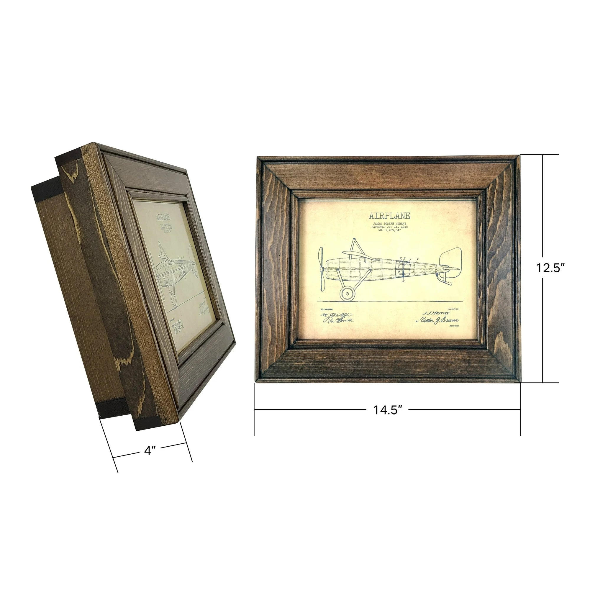 Classics Model 8X10DW8 Picture Frame with Hidden, Locking Firearm Storage Feature